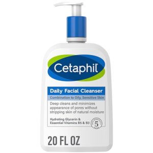 Cetaphil Face Wash: for Sensitive, and Oily Skin